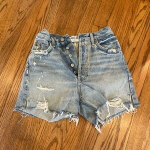 Agolde Parker Long Jean Shorts